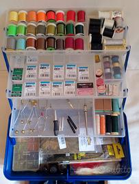 Set costruzione mosche/kebari da pesca