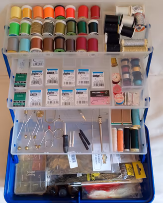 Set costruzione mosche/kebari da pesca