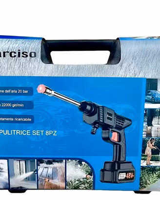 Idropulitrice doppia batteria finestre giardino