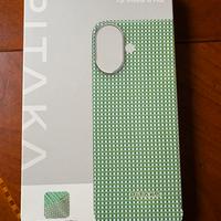 Cover PITAKA verde iphone 16 plus