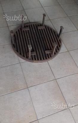 Griglia in ferro per caldaia a legna