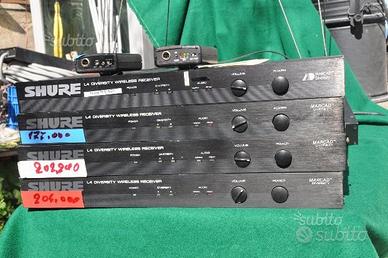Ricevitori Shure e splitter