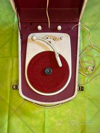 Giradischi portatile vintage anni ‘50/’60