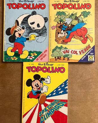 Topolino lotto n. 1400, 1407, 1495