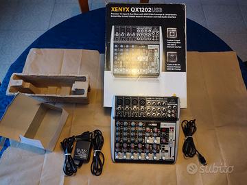 Mixer effetti Behringer Xenyx QX 1202 USB Phantom