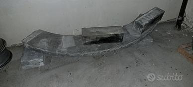 architrave in pietra lavica per camino