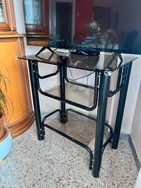 Mobile porta TV in vetro