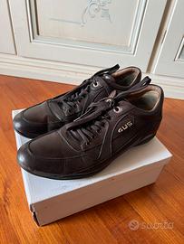 4US Cesare Paciotti Sneakers Uomo in Pelle Marrone