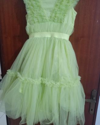 vestito bambina Monnalisa 10 anni
