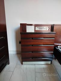 Coppia comodini vintage anni ’70 con radio integra