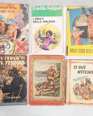 Romanzi per ragazzi Vintage anni 50-70, N°6 volumi