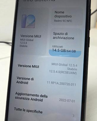 Xiaomi Redmi 9C NFC blu 64GB buonissime condizioni