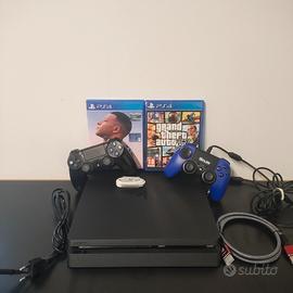 PlayStation 4 Slim + 2 controller + fifa + gta