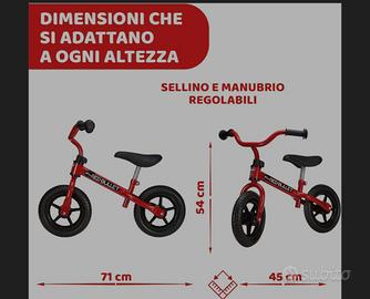 Bici senza pedali chicco