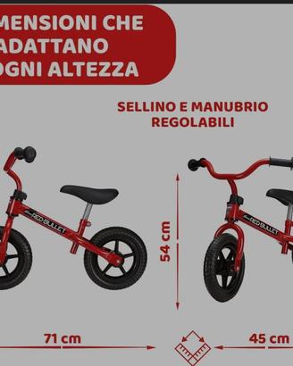Bici senza pedali chicco
