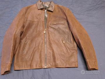 GIUBBOTTO MOTO FURYGAN PELLE VINTAGE XXL 56 
