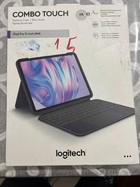 Cover con tastiera Logitech Combo Touch iPad Pro