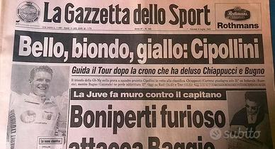 Lotto di 3 Gazzette dello Sport storiche. 1992-93