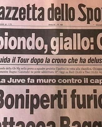 Lotto di 3 Gazzette dello Sport storiche. 1992-93