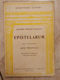 Epistolarum Orazio, traduzione latino-italiano