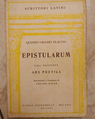 Epistolarum Orazio, traduzione latino-italiano