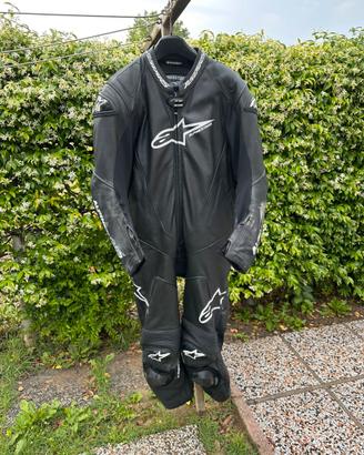 Tuta in pelle alpinestars tg.54