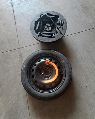 ruotino di scorta fiat 500l