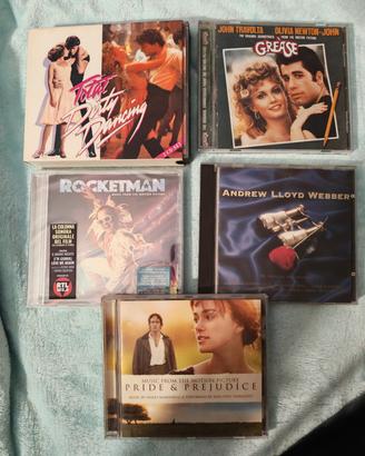Lotto 5 CD colonne sonore e musical 