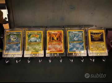 Collezione Carte Pokemon Holo Prima Edizione