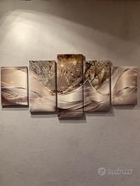 Quadro su tela in 5 pezzi