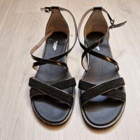 SANDALI  NERO GIARDINI