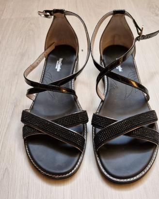 SANDALI  NERO GIARDINI