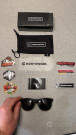 NEW Occhiali da sole NORTHWEEK NERI mod.NDR300013