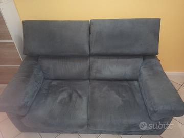 Divano blu largo 160 cm