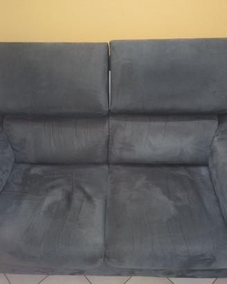 Divano blu largo 160 cm