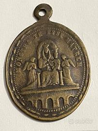 Antica medaglia in bronzo