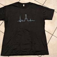 Maglietta nera chitarra Pampling XXL