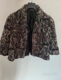 Cappotto finta pelliccia, fantasia animalier