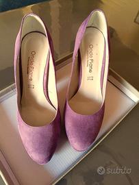Scarpa Donna Pelle scamosciata rosa