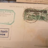ZEPPELIN, SAN MARINO+7 CARTOLINE lotto 333