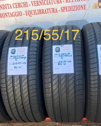 GOMME 215/55/17 Nuove e usate in pronta consegna