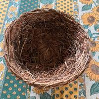 Nido per uccellini con base d'appoggio