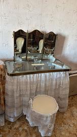toletta con set completo in argento
