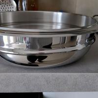 set ciotole in acciaio