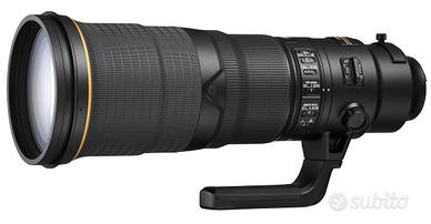 Obiettivo Nikon AF-S 500mm f/4 E FL ED VR nikor