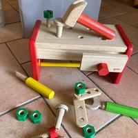 Gioco banco da lavoro in legno GOKI