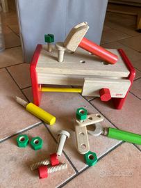 Gioco banco da lavoro in legno GOKI