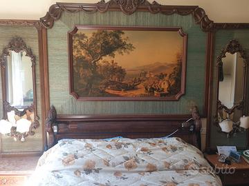 Camera completa Barocco Veneziano - Legno intarsi