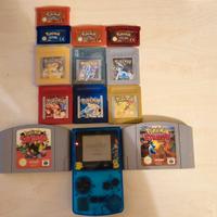 Gameboy Color + Pokemon Oro, Argento, Cristallo, R