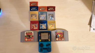 Gameboy Color + Pokemon Oro, Argento, Cristallo, R